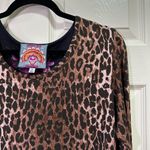 Johnny Was  Leopard / Regal Rose Long Sleeve Swing Bamboo Shirt Top Blouse XS Photo 1