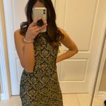 Loft Black And Gold Holiday dress Photo 2