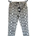 Bagatelle NWT  Collection Coated Faux Leather Cotton Python 5 Pocket Pants Photo 1
