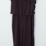 Anthropologie  Mo:Vint Linen Blend Culotte Sleeveless Jumpsuit Boho Womens‎ Small Photo 2