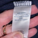 IZOD  navy & plaid tie-front layer look sweatshirt Medium‎ NWT Photo 5