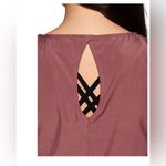 Avalanche  Women's Drawstring Waist Short Sleeve Woven Dress With Pockets size L Photo 4