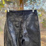 Wilfred  Women's The Melina Pant Black Vegan Leather High Waisted Size 0 Photo 6