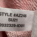 J.Crew Original Cotton Terry Long Cut Off Shorts Patchwork Paisley Pink Large Photo 4