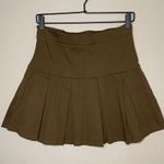 Hesperus Womens Pleated Skirt Brown Size Medium Photo 0