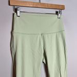 Lululemon  light pastel green Wunder Under crops Photo 1