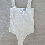 Double Zero  Ruffle Bodysuit White Photo 1