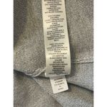 Chico's  Sparkle Boat Nk Side Tie‎ Pullover Silver Lurex Heather Size 3/XL 16 NWT Photo 5