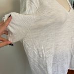 Skull Cashmere White Vneck Tshirt Photo 2