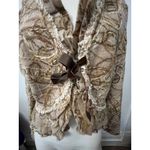 Alberto Makali safari shacket 10 Ruffle Avante Garde artsy groovy wool blend Photo 7