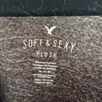 American Eagle Women’s Medium Soft and Sexy Cold Shoulder Grey Top Photo 1