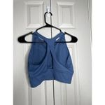 Adidas  Sports Bra Blue High Neck Womens Size Large Photo 2