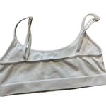 Primark  White Ribbed Palm Tree Embroidered Bralette Photo 2