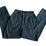 Rockies Vintage Bareback Western High Waisted Straight Leg Denim Jeans Black Size 28 Photo 0