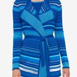 Tommy Hilfiger women's size Large stretch tie belt long sleeve stretch cardigan Photo 0