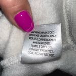 White Crew Neck Sweater with Graphic Design Photo 4