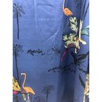 Pietro Brunelli High Ruffle Collard Printed Button Down Sz XS Blue Photo 6