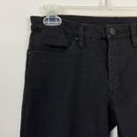 BLANKNYC Women's Crazy Train Black Distressed Skinny Jeans Raw Hem Size 27 Photo 2