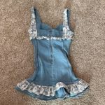 Hazel and Olive  floral lace Jean dress Photo 3