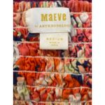 Maeve Anthropologie Floral Ruched Tube Top Size Medium M FEMININE SEXY Smocked Photo 3