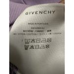 Givenchy ‎ LOGO Cropped Fleece Hoodie TUFTED COTTON Purple Photo 8