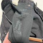 MOUSSY VINTAGE LINCOYA MINI SKIRT raw hem distressed women’s size 29 black wash Photo 7