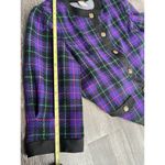 Vintage Tina Barrie Women’s Size 16 Jacket Blazer Purple Classic 80s USA Made Black Photo 4