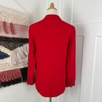 Babaton Aritzia Demy Lightweight Single-Breasted Blazer Red Sz XXS Photo 3