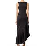 Black Halo  eve jewel ruffled asymmetrical square neck gown Photo 1