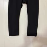 Lululemon Black Cropped Leggings Size 10 – High Rise Sculpt Fit Photo 2