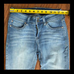 Wall Flower The Ultra fit blue jeans - Size 7 Regular junior. Super cute pair blue jeans. Gently warn and excellent condition. Measurements approximately 13” waste x 37” long. Rise is approximately 9”. Non- smoking home. Priced to sell at as is condition. Don’t like my price, make a reasonable offer! And thank you for checking my closet! Photo 11