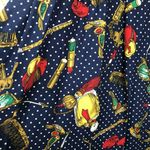 Pendleton Vintage Midi Skirt Polka Dot Sunglass Lipstick Makeup Print Womens 16 Photo 3