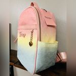 Juicy Couture  Diamond Bling Heartless Ombré Backpack Pastel Pink NWT 13x10x6 Photo 2