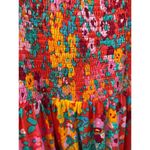 Sugar Lips Francesca Wildflower Denni Smocked Midi Dress Multicolored Size Medium Photo 9