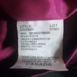 Le chateau NWT  Berry Dress with Black Flower Belt Photo 6