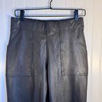Spanx  Faux Leather High Rise Pull-On Jogger Pants Black Womens Size M 29” Inseam Photo 2