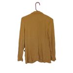 Magaschoni  Soft Mustard Golden Rod Blazer Size Small S Career Work Long Sleeve Photo 1