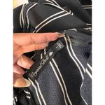 Crystal Doll  Black White Striped Jumpsuit Size 7 – Belted Wide Leg Photo 2