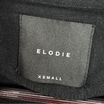 Elodie  Waterfall Linen Blend Cardigan Topper Jacket Black XS Open‎ Photo 10