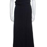 Armani Collezioni NWT  black Draped Waist Sleeveless Maxi Dress size 46 or US 10 Photo 0