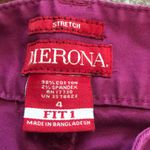 Merona  size 4 purple/pink capris Photo 3