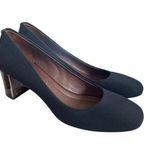 Donald J. Pliner Black Fabric Round Toe Low Heel Pumps Size 9.5 Photo 0