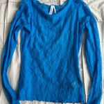 Urban Outfitters  Lace sheer Bright blue top Photo 0