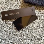 AB Studio  Cowl Neck Tunic Sweater Black Blue Size S NWT Cozy Classic Photo 6