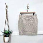 The Row  Tan Fitted Mini Stretch Skirt Size L (3) Photo 2