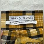 Urban Outfitters Yellow Black Plaid Cropped Skinny Pants 0 Photo 3