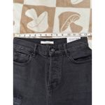 PacSun NWT High Rise Straight Leg Black Distressed Denim Jeans Size 25 Photo 6
