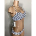 Tommy Bahama New. navy and white bikini top. Retails $179 Photo 6