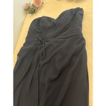 Light In The Box By  Navy Blue Strapless Maxi Dress 1X Bridesmaid Prom Formal Photo 5