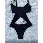 SKIMS Knit Swim Monokini Onyx Size Medium Photo 9